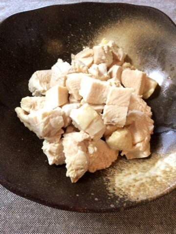 マリネ風鶏むねのオクラ辛味噌バジル（糖質4.3g）